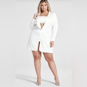 Fashion to Figure - Liz Mini Blazer Dress With Tube Top